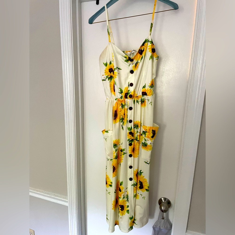 Sunflower MIDI Summer Dress